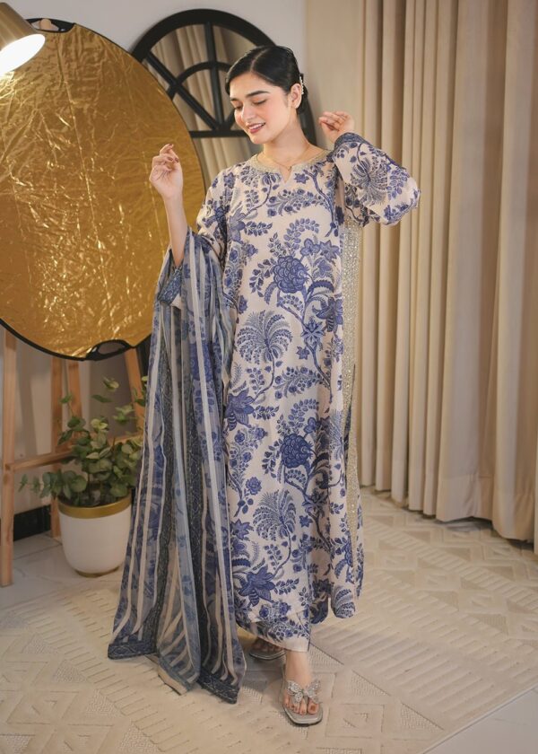 Salvia | 3 Piece | Gharara Set