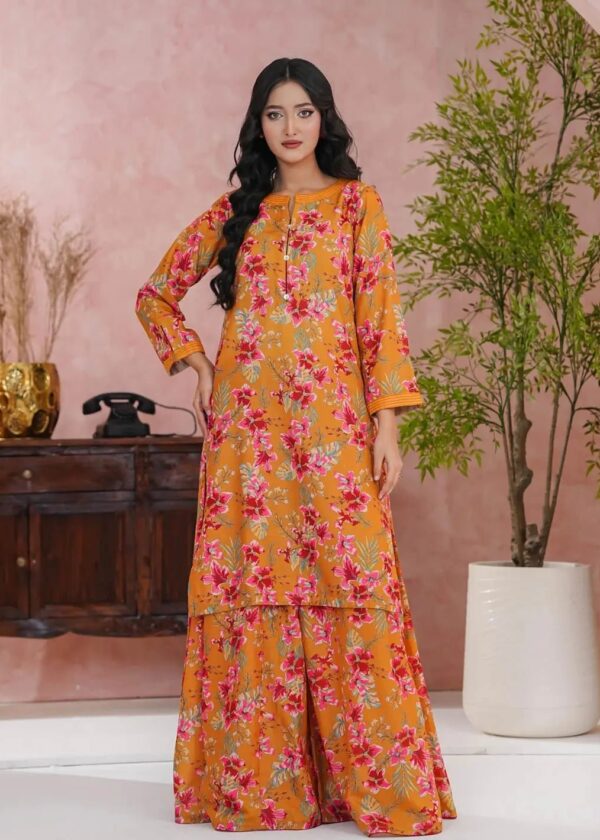 Neena | Gharara Set | Orange