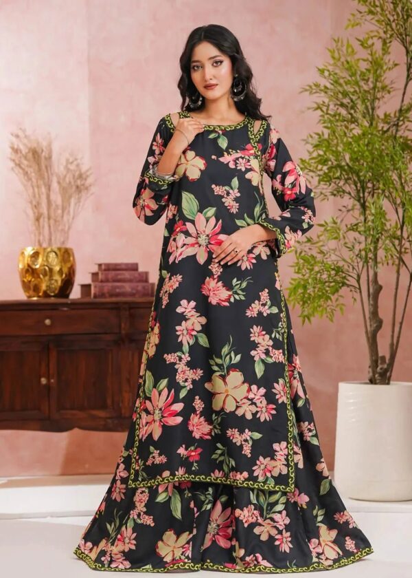 Sargoshi | Gharara Set | Black