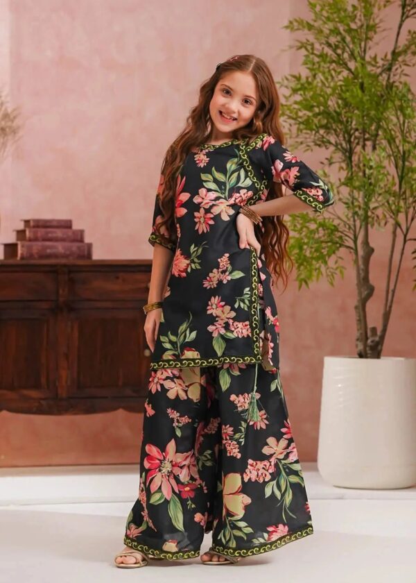 Sargoshi-Kid | Gharara Set | Black